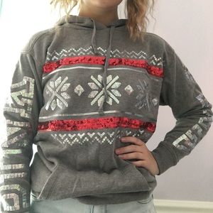 Victoria secret pink holiday sweatshirt